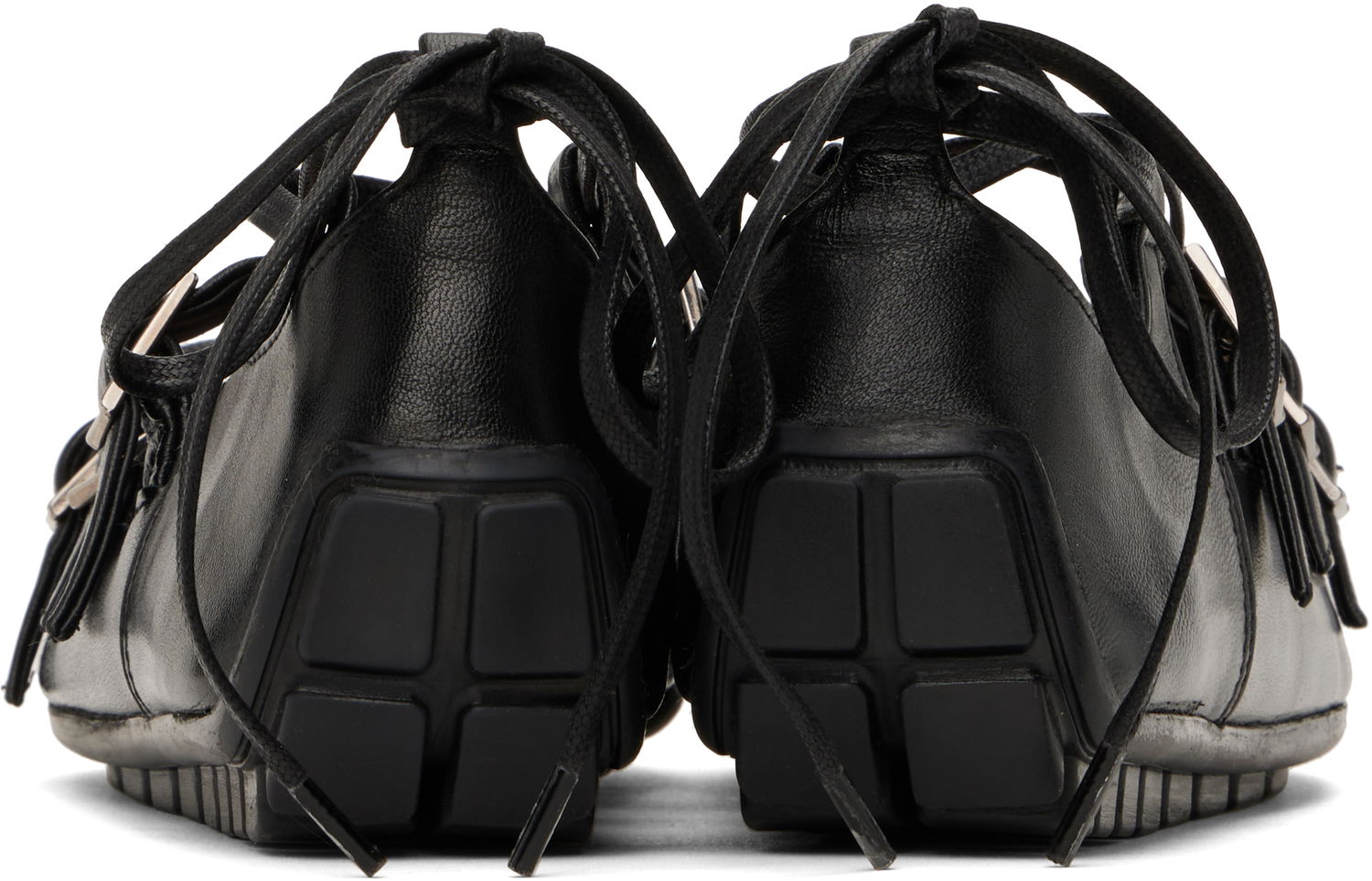 Oblečenie Simone Rocha Simone Rocha Ghillie Grip Ballerina Flats Čierna | BPT2 0777, 1