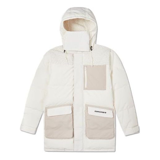 Prešívaná bunda Converse Premium Mid Down Jacket Biela | 10021971-A03, 0