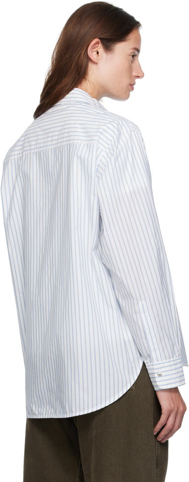 Košeľa Moncler Moncler Striped Zip Shirt Biela | K20932F00016598S1, 2