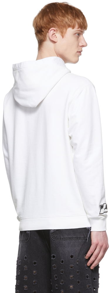 Mikina We11done We11done Hoodie Biela | WD-TH1-22-622-U-WH, 2