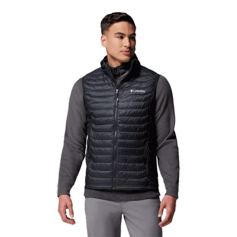 Vesta Columbia Powder Pass Hybrid Vest Čierna | 2126111010