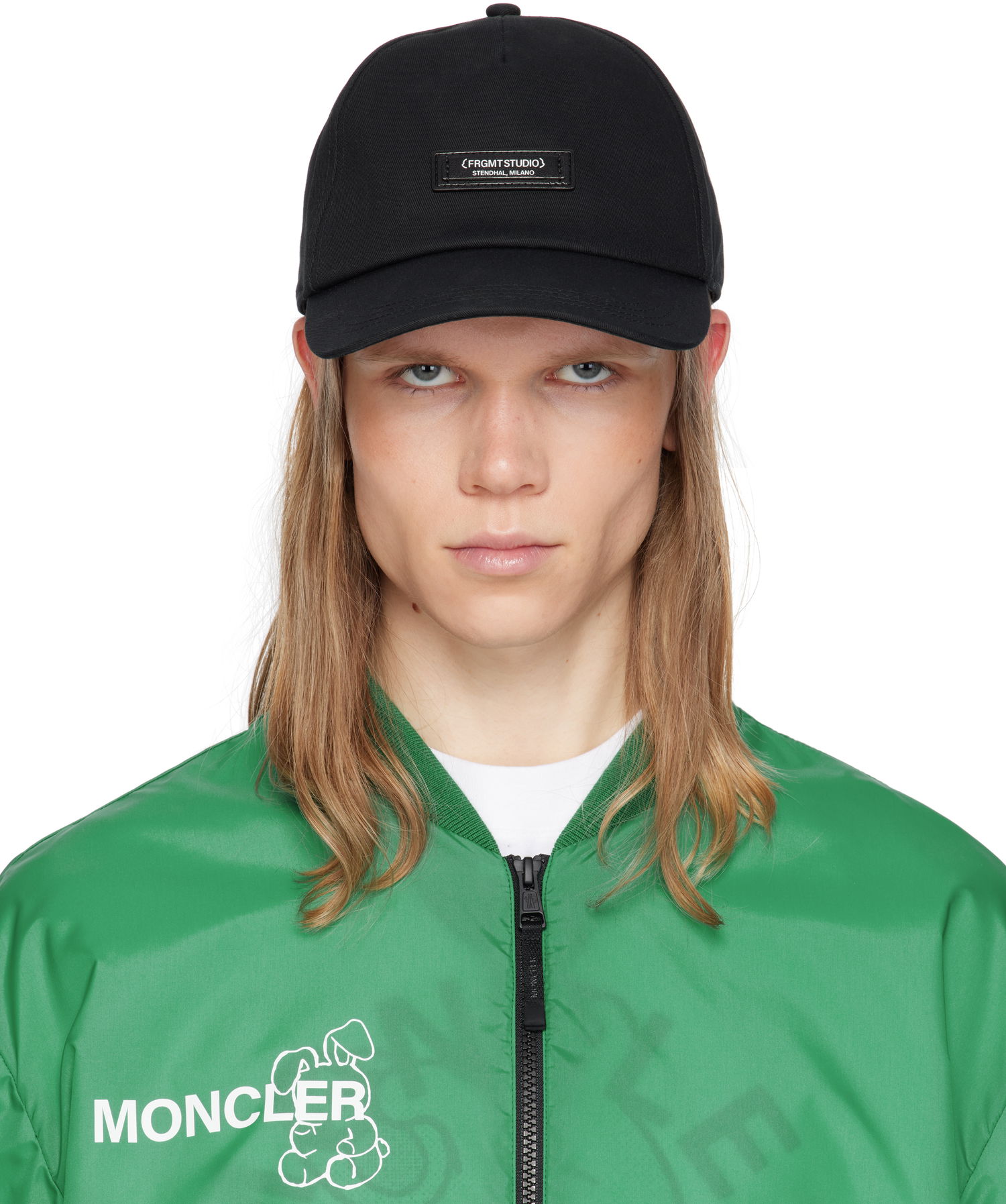Šiltovka Moncler Moncler Genius x FRGMT Gabardine Baseball Cap Čierna | K109U3B0000504863, 0
