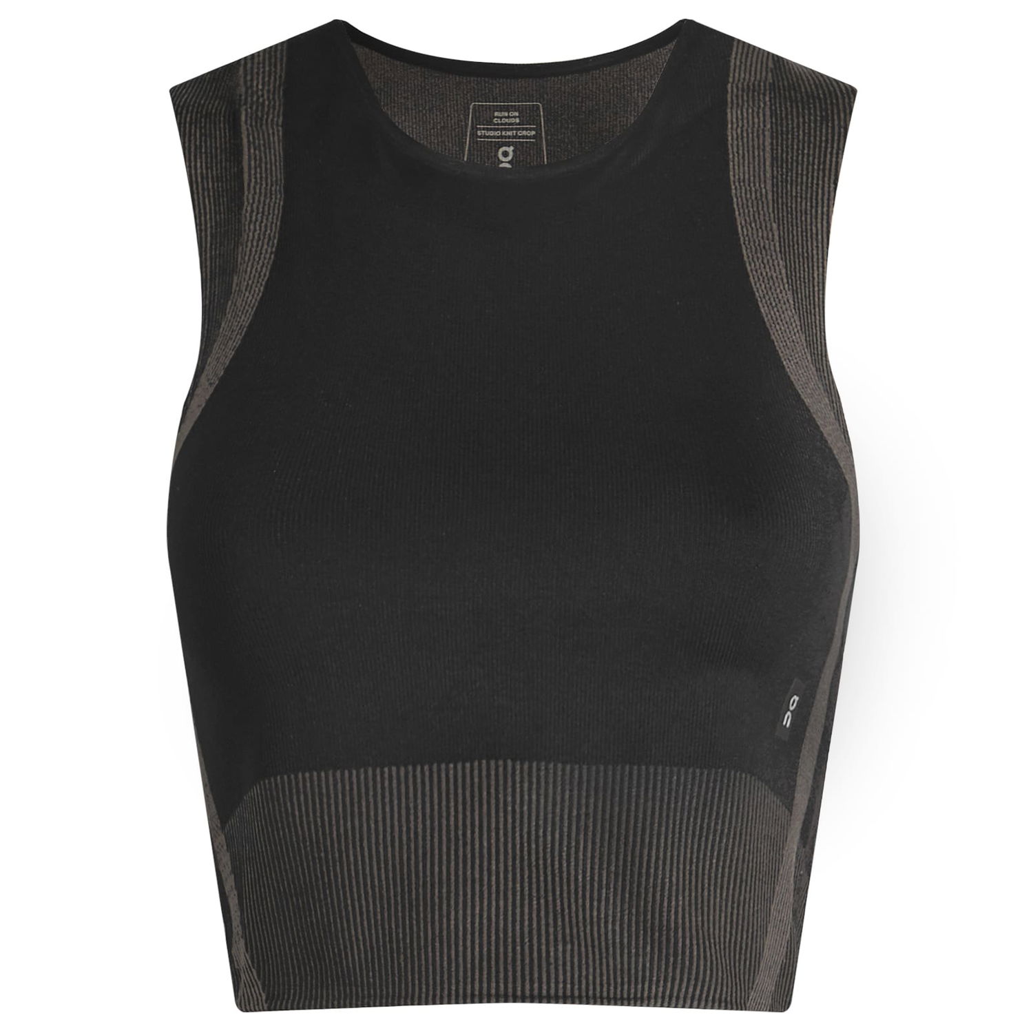 Tielko On Running Studio Knit Crop Top Čierna | 1WF10250106, 1