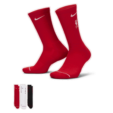 Ponožky Nike Liverpool Everyday Socks 3 Pairs Červená | FD1403-902, 0