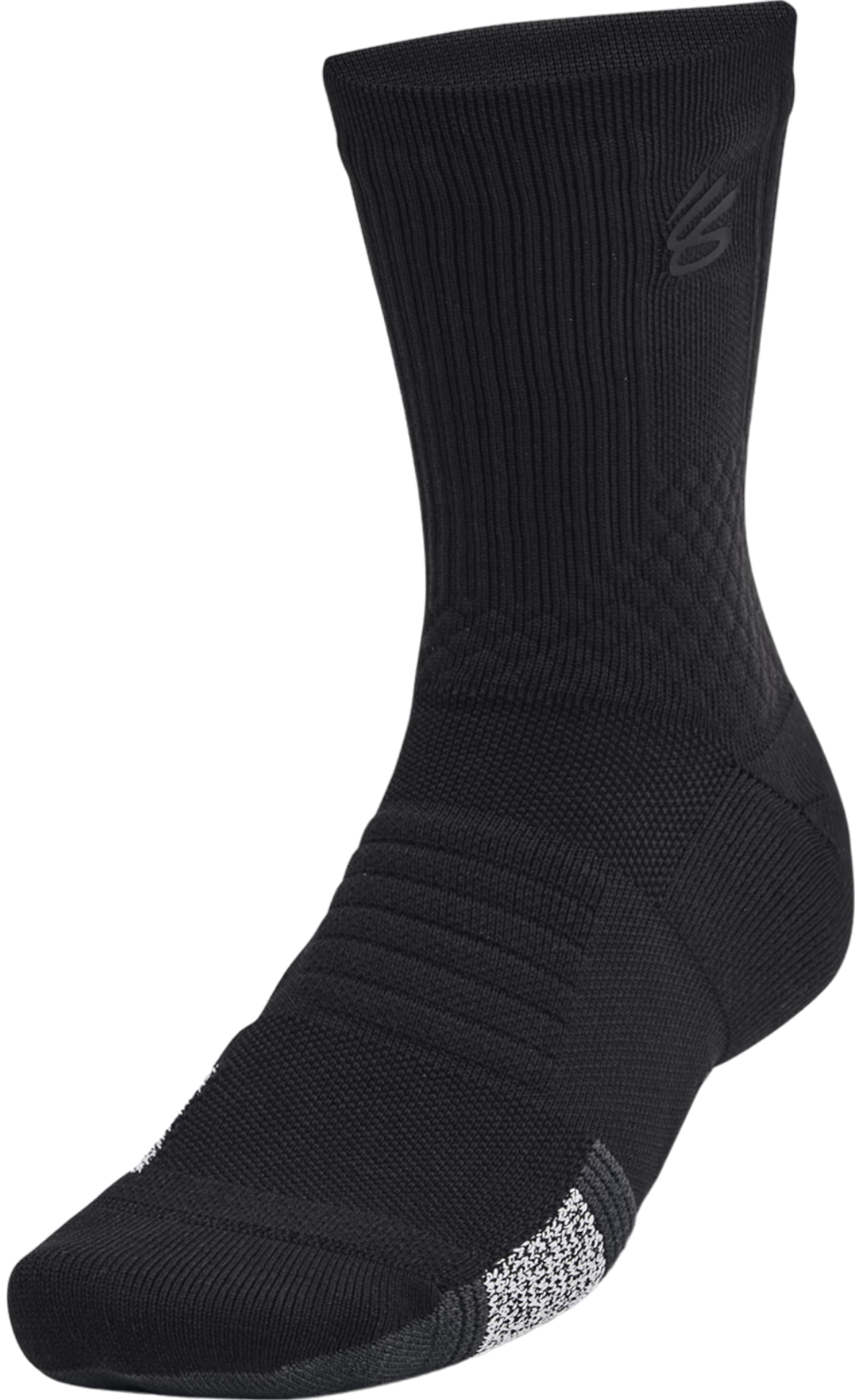 Ponožky Under Armour Curry ArmourDry™ Playmaker Mid-Crew Socks Čierna | 1376231-002, 0