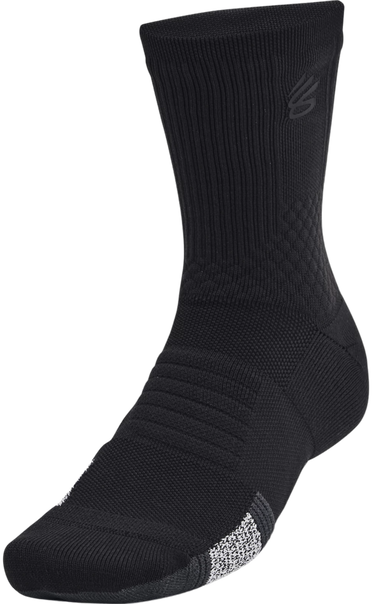 Ponožky Under Armour Curry ArmourDry™ Playmaker Mid-Crew Socks Čierna | 1376231-002, 0