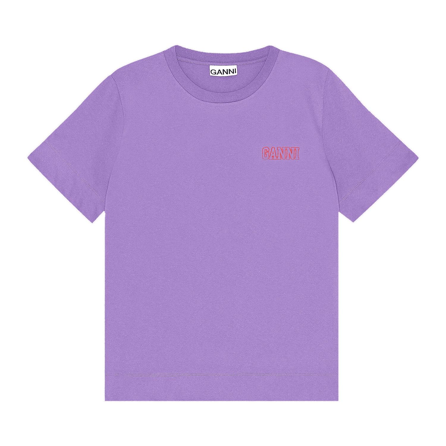 Tričko GANNI Thin Software Jersey T-Shirt Fialová | T2775 SWEE, 0