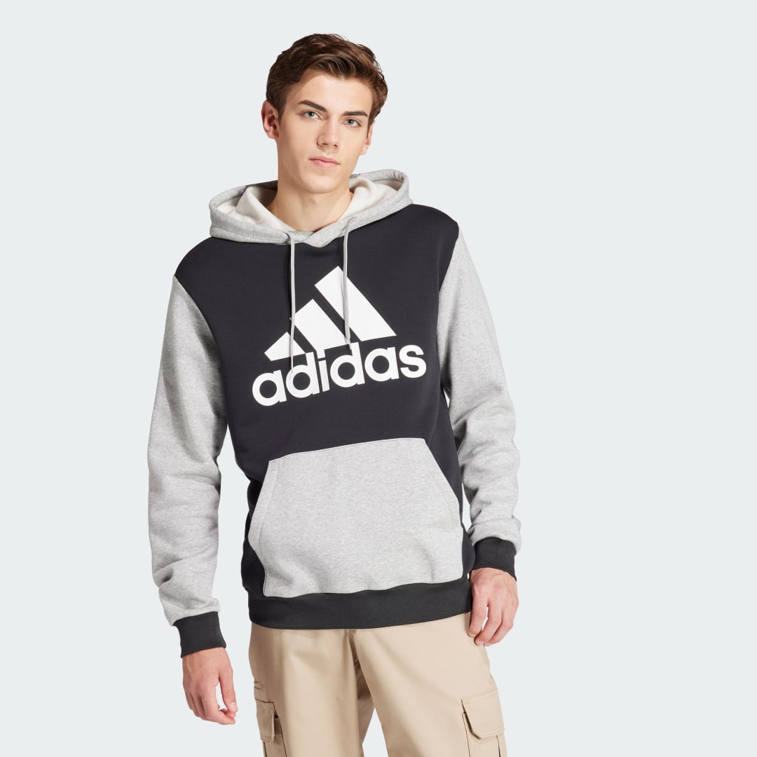 Mikina adidas Performance adidas Sportswear Essentials Fleece Big Logo Šedá | IN0628, 0