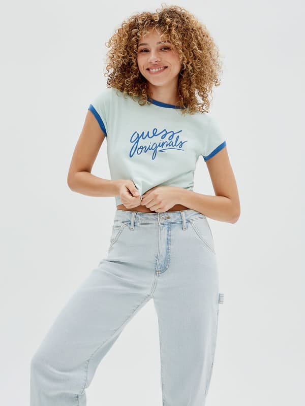 Originals Front Logo Crop T-Shirt