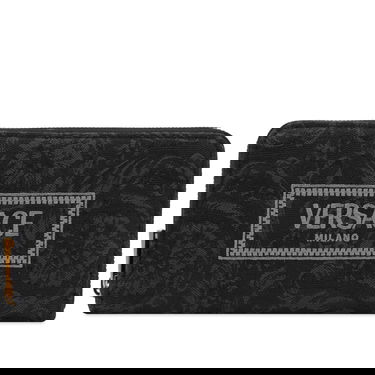 Peňaženka Versace Wallet In Embroidery Jacquard Čierna | DPDI056-1A09741-2BM0V, 0