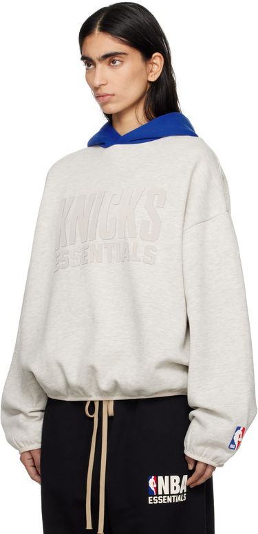 Mikina Fear of God Fear of God Essentials New York Knicks Pull Over Hoodie XL Šedá | 192AL246301F, 4