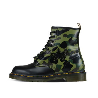 Tenisky a topánky Dr. Martens A Bathing Ape x 1460 Zip "Camo Smooth" Zelené | 25989271, 1