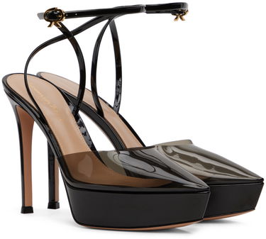 Tenisky a topánky Gianvito Rossi Gianvito Rossi Betty Platform Heeled Sandals Čierna | G95376.85RIC.PXV, 3