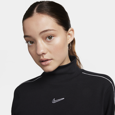 Tričko Nike Sportswear Long-Sleeve Top Čierna | FV4990-010, 2