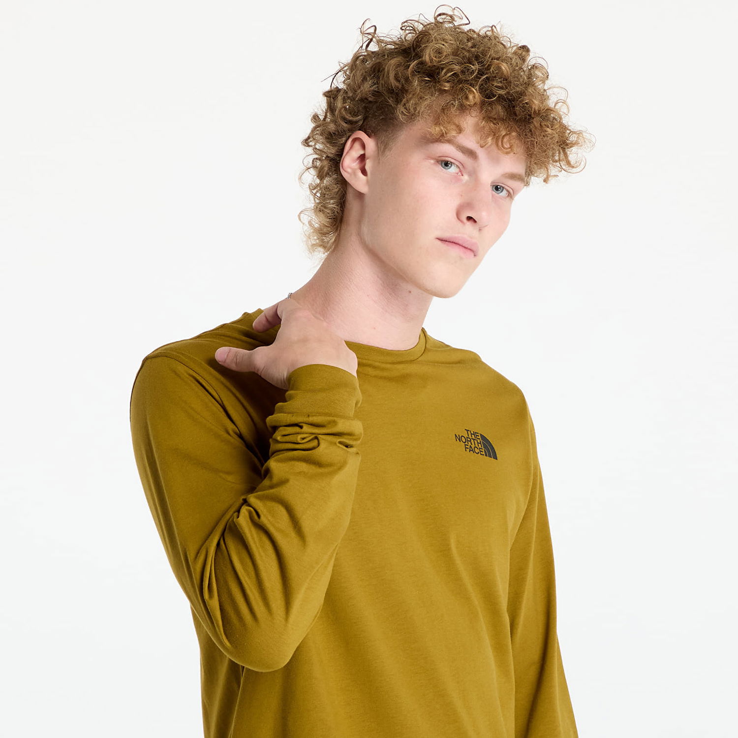 Tričko The North Face L/S Box Nse Tee Moss Green Zelené | NF0A87NN1OB1, 1