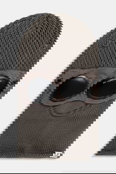 Kulicha C.P. Company C.P. Company Knit Balaclava with Goggles Šedá | 19CMAC740A005509A, 0