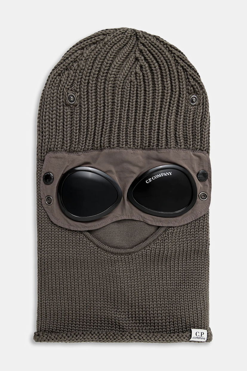 Kulicha C.P. Company C.P. Company Knit Balaclava with Goggles Šedá | 19CMAC740A005509A