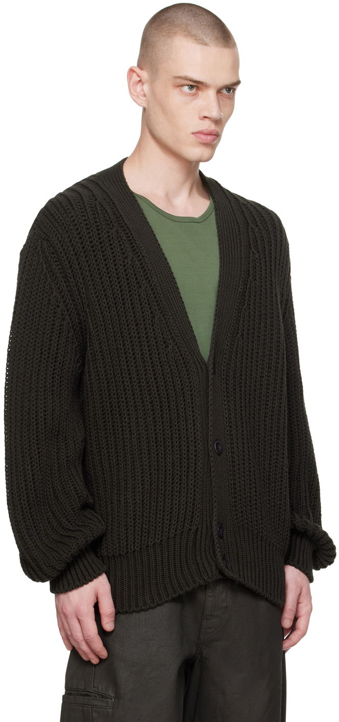 Sveter LEMAIRE Lemaire Chunky Knit Cardigan Zelené | TO1214 LK1023, 1