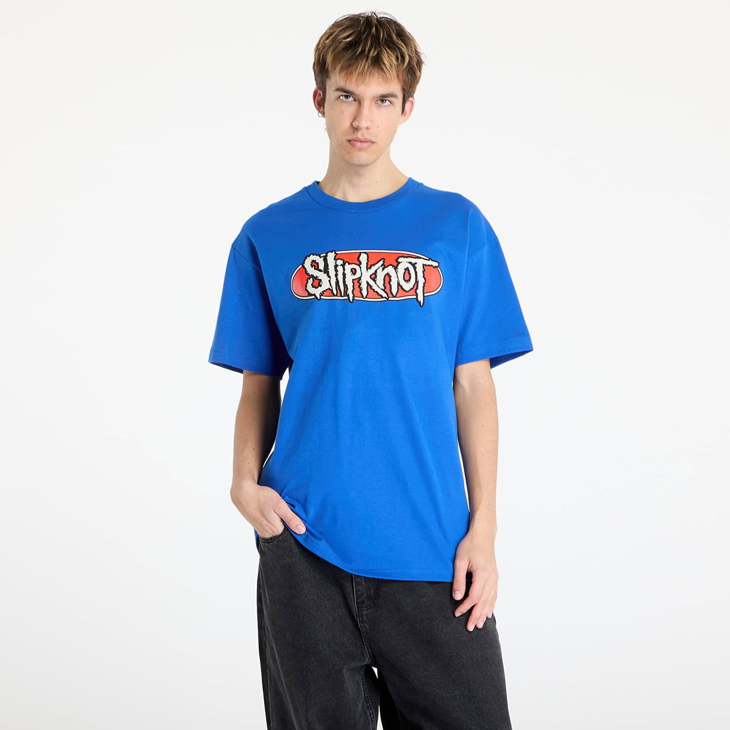 Tričko Pleasures PLEASURES x Slipknot Goat T-Shirt Modrá | P25SK016 ROYAL, 0