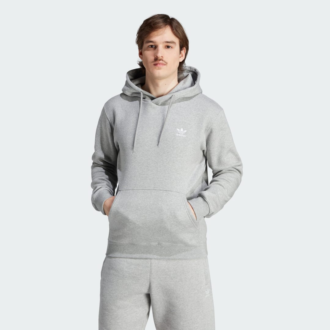 Mikina adidas Originals Trefoil Essentials Hoodie Šedá | IM4525, 1