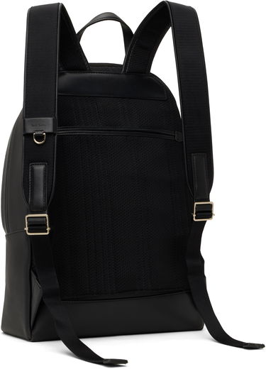 Batoh Paul Smith Paul Smith Leather Backpack with Signature Stripe Trim Čierna | M1A-8037-CMULTI-79, 2