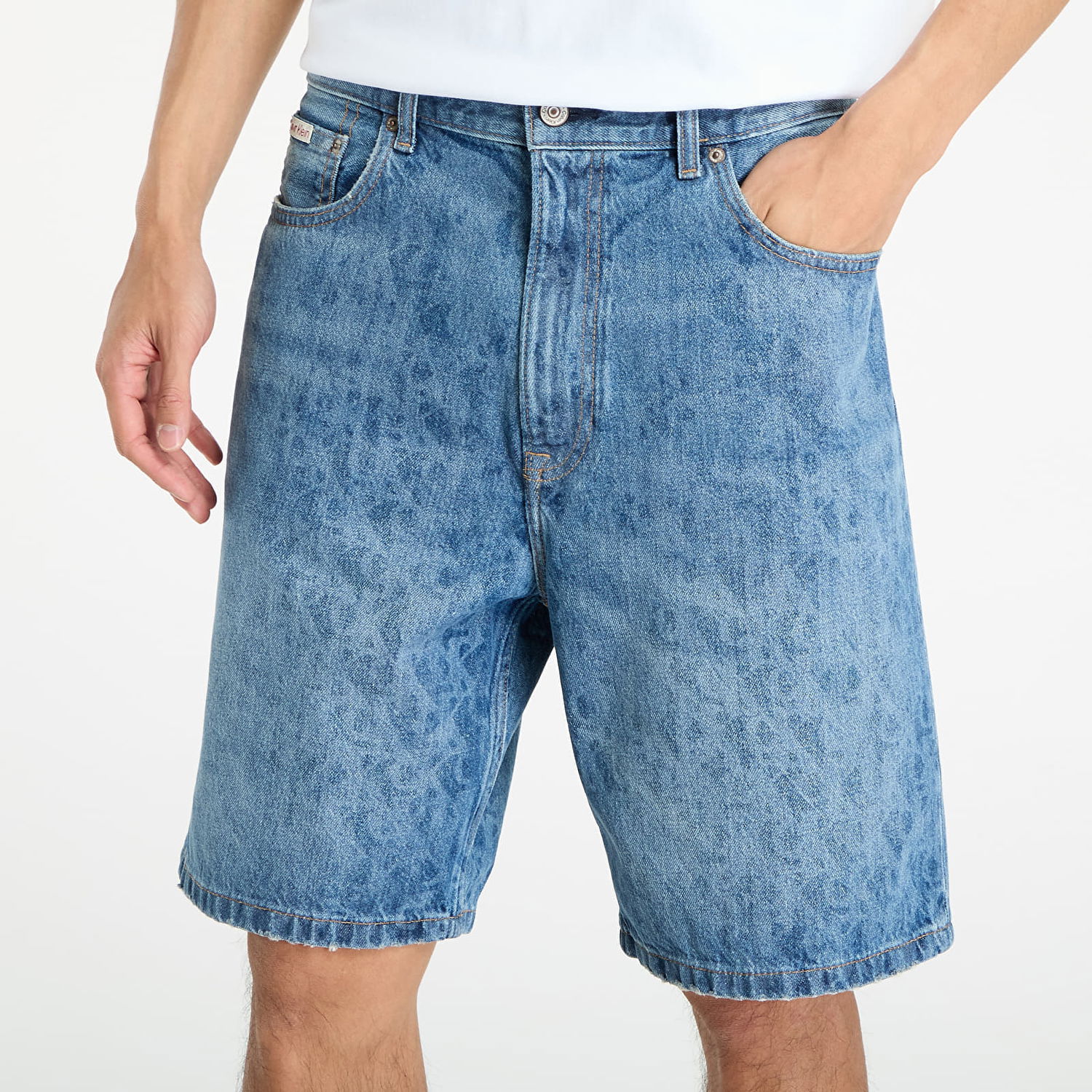 Šortky CALVIN KLEIN Calvin Klein Jeans 90S CK Celtic Sea Denim Shorts Modrá | LV04RC722G X6L, 1