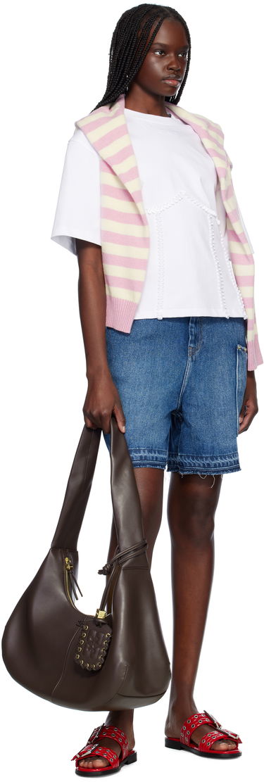 Kabelka GANNI GANNI Medium Shoulder Bag Hnedá | A6840, 3