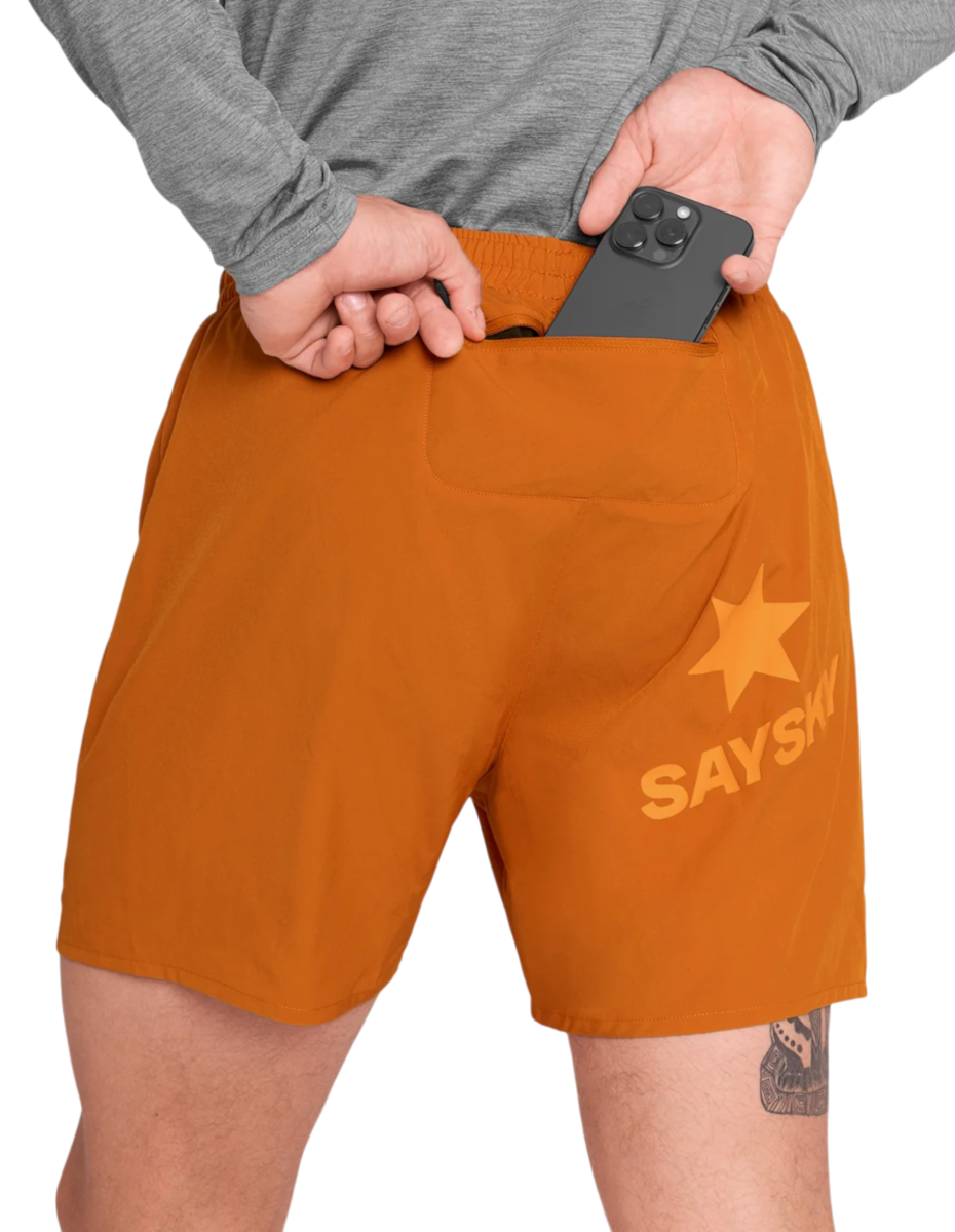 Šortky Saysky Saysky Pace 5" Running Shorts Oranžová | omrsh21c416-omrsh21c416, 1