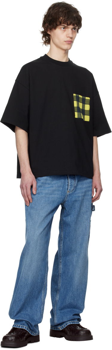 Tričko Bottega Veneta Bottega Veneta Cotton Jersey Pocket T-Shirt Čierna | 821360V4XI01000, 3