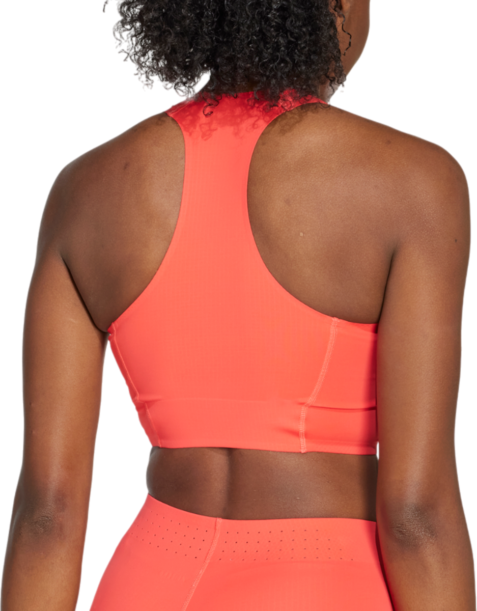 Crop Top adidas Originals Adizero Road to Records Crop Top Červená | jd7321, 1