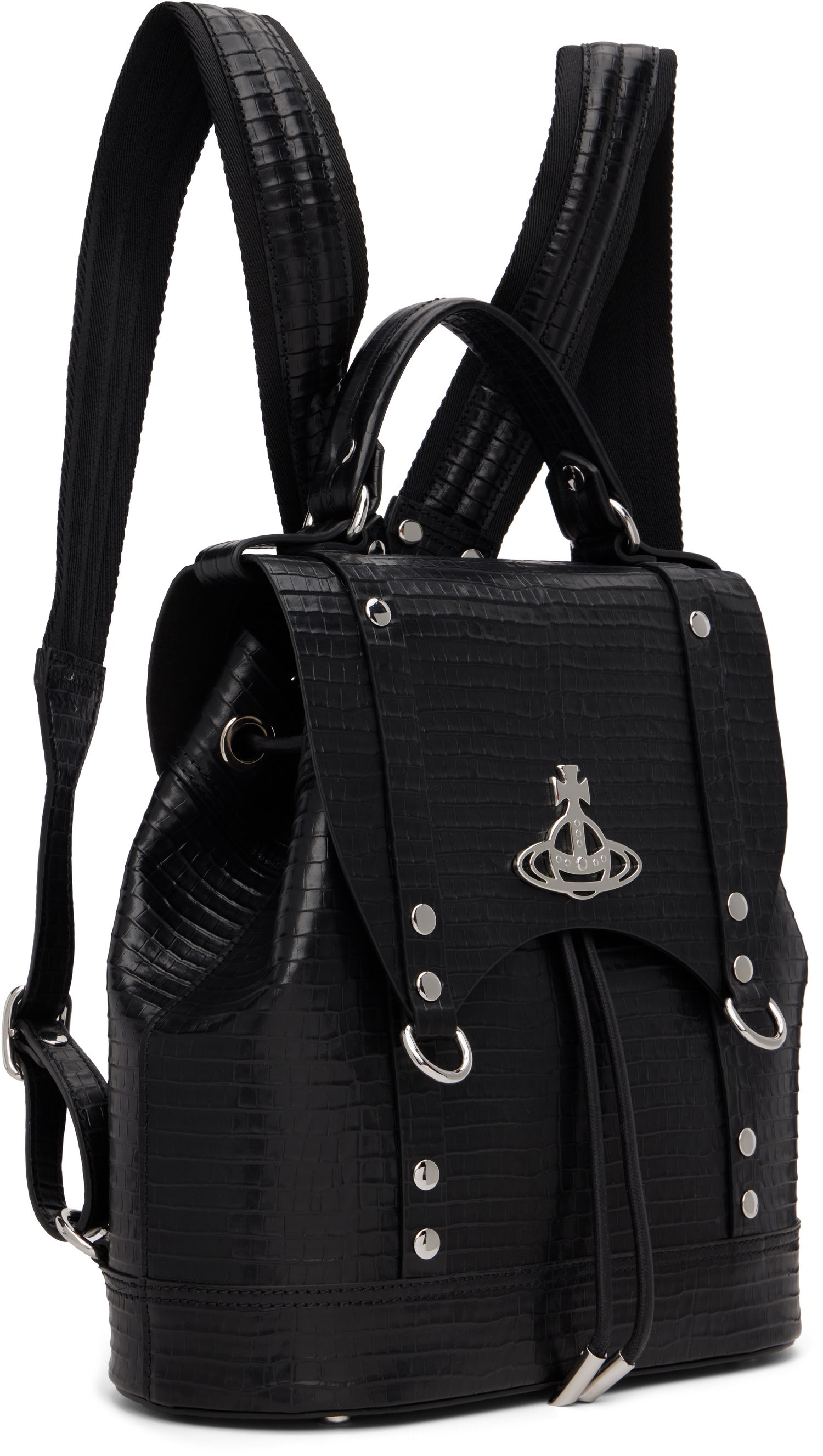 Batoh Vivienne Westwood Vivienne Westwood Max Small Backpack Čierna | 4A030006U-L00C1-, 1