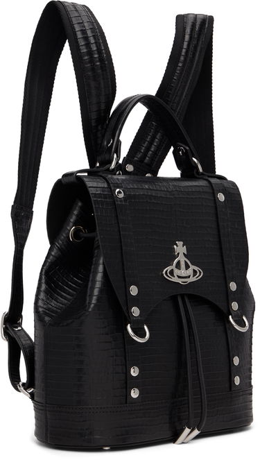 Batoh Vivienne Westwood Vivienne Westwood Max Small Backpack Čierna | 4A030006U-L00C1-, 1