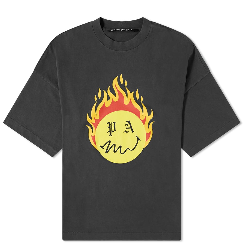 Tričko Palm Angels Burning Head Oversized Tee Čierna | PMAA041R21JER0011018, 0