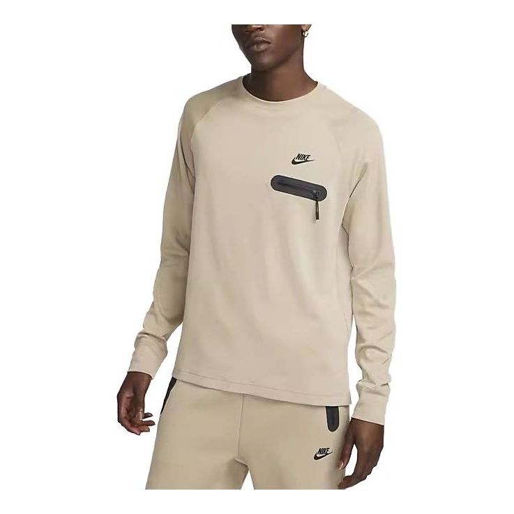 Tričko Nike Tech Long Sleeve T-shirt Béžová | FD9881-247
