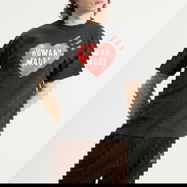 Tričko Human Made Big Heart T-Shirt Čierna | HM30TE015-BLK, 2