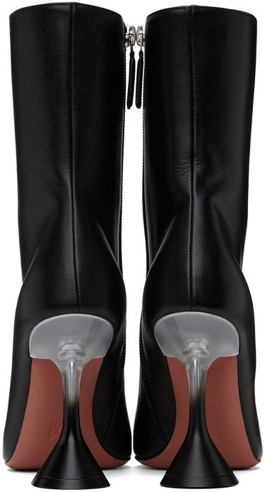 Starostlivosť o obuv Amina Muaddi Amina Muaddi Giorgia Glass Boots Čierna | GIORGIA GLASS BOOTIE CL NAPPA, 1