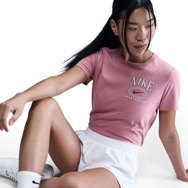 Tričko Nike Club Sportswear T-Shirt Ružová | IB2447-619, 0