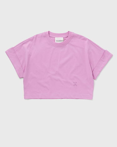 Crop Top CLOSED TURN UP T-SHIRT Fialová | C95246-44H-EM-880, 0