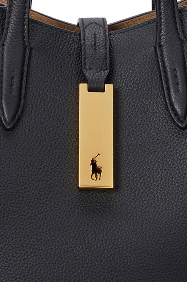 Tote bag Polo by Ralph Lauren Leather Tote Bag Čierna | 428942195, 4