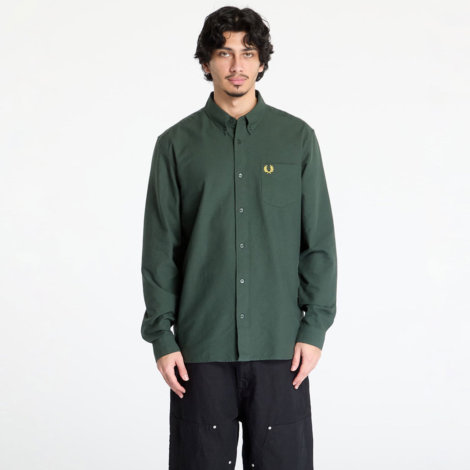 Košeľa Fred Perry Fred Perry Oxford Shirt Zelené | M5516 X89, 0