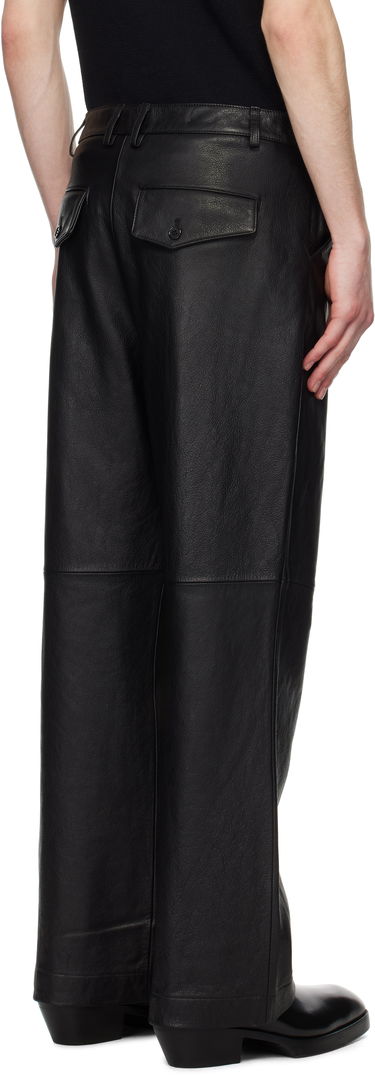 Nohavice Entire Studios Entire Studios DC Leather Trousers Čierna | ES2668BL, 2