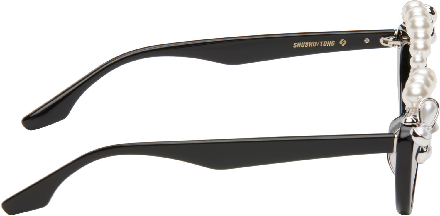 Slnečné okuliare SHUSHU/TONG SHUSHU/TONG YVMIN Edition Pearl Eyebrow Sunglasses Čierna | 24741BLK00NN, 1