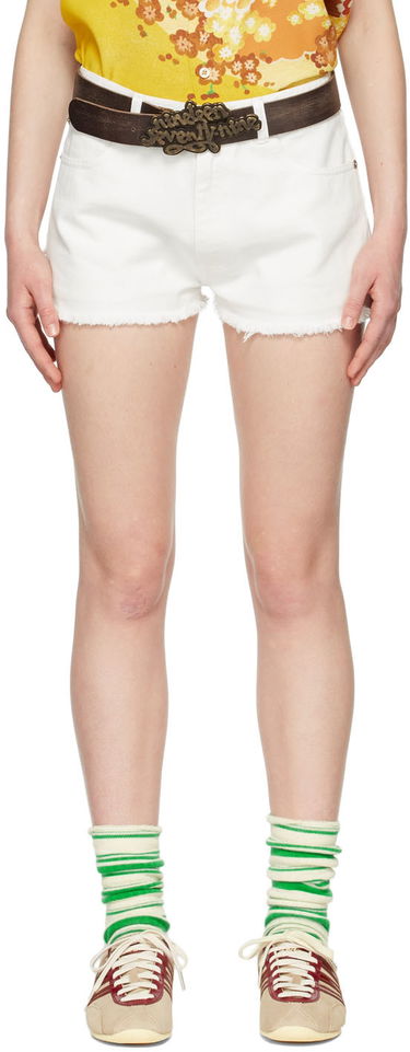 Opasok ERL Denim Shorts Biela | ERL04P014, 0
