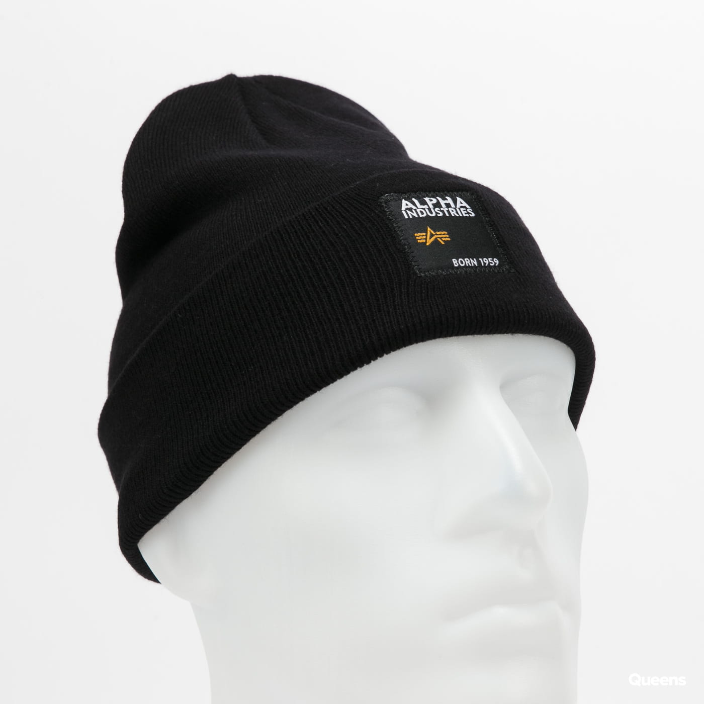 Kulicha Alpha Industries Label Beanie Čierna | 118934 03, 0