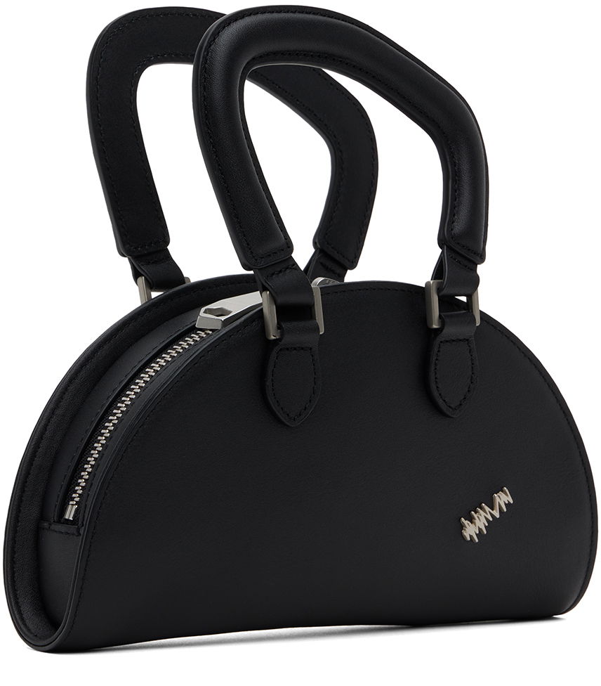 Black Leather Dein Pouch Bag