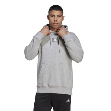 Mikina adidas Performance Men's Hoodie with Front Pocket Šedá | HE4358, 6