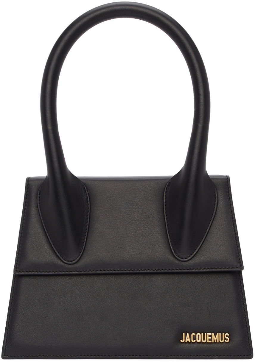 Taška cez rameno Jacquemus 'Le Grand Chiquito' Top Handle Bag Čierna | 213BA003-3000, 0