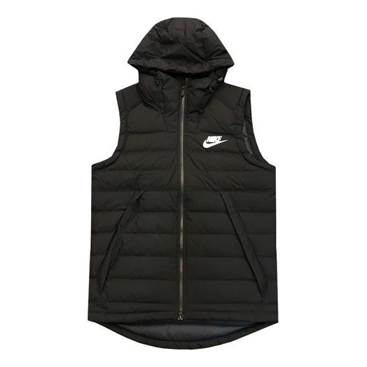 Vesta Nike Sports Hooded Vest Čierna | AJ7951-010