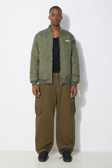 Bomber bunda Butter Goods Scorpion Bomber Jacket Zelené | BGQ1243402, 1