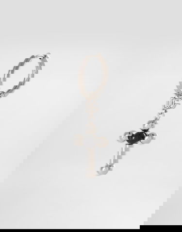 Náušnice Dolce & Gabbana Dolce & Gabbana Single Earring with Cross Charm Metalická | WER5M4W111187655, 1